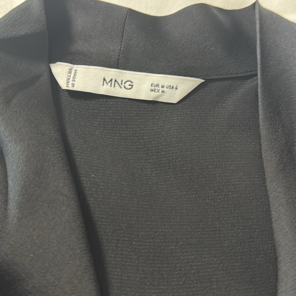 Mango crossover blouse black - Picture 2 of 3